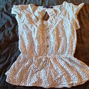 BOGO FREE NWT Women's One Clothing Brand Polka Dot Top